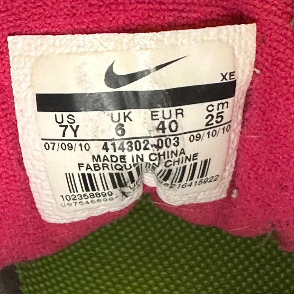 Nike Lunarglide 2 Running Shoes‎ Pink Grey 407981-006 Low Top Sneakers Size 7Y